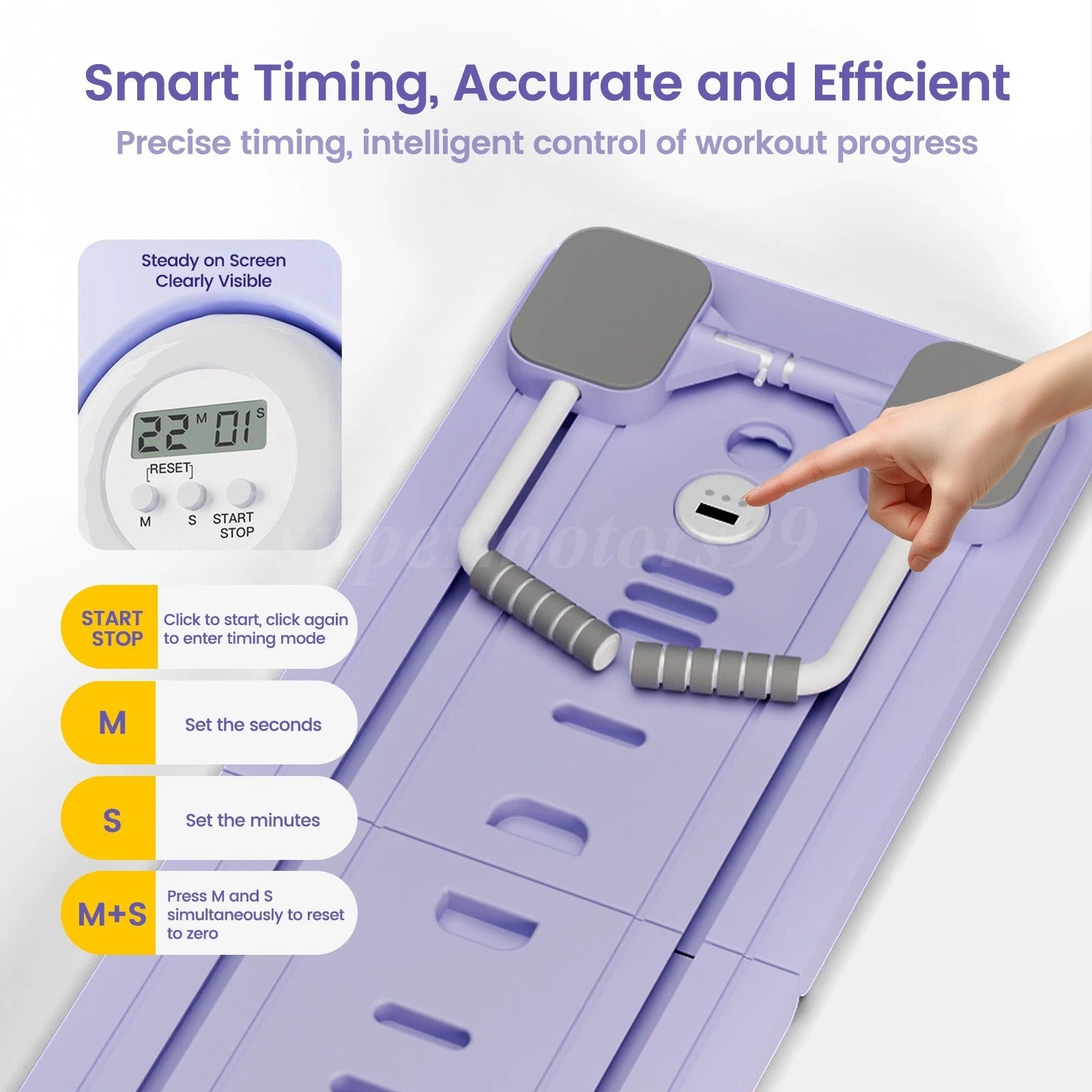 Luvora™ Portable Pilates Reformer – Adjustable Resistance + Lightweight & Compact Design